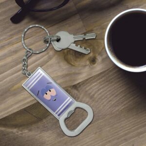 GRAPHICS & MORE South Park Towlie Keychain Rectangle Chrome Plated Metal Bottle Cap Opener