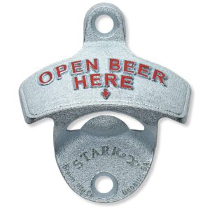 wall mounted open beer here starr x bottle opener bar