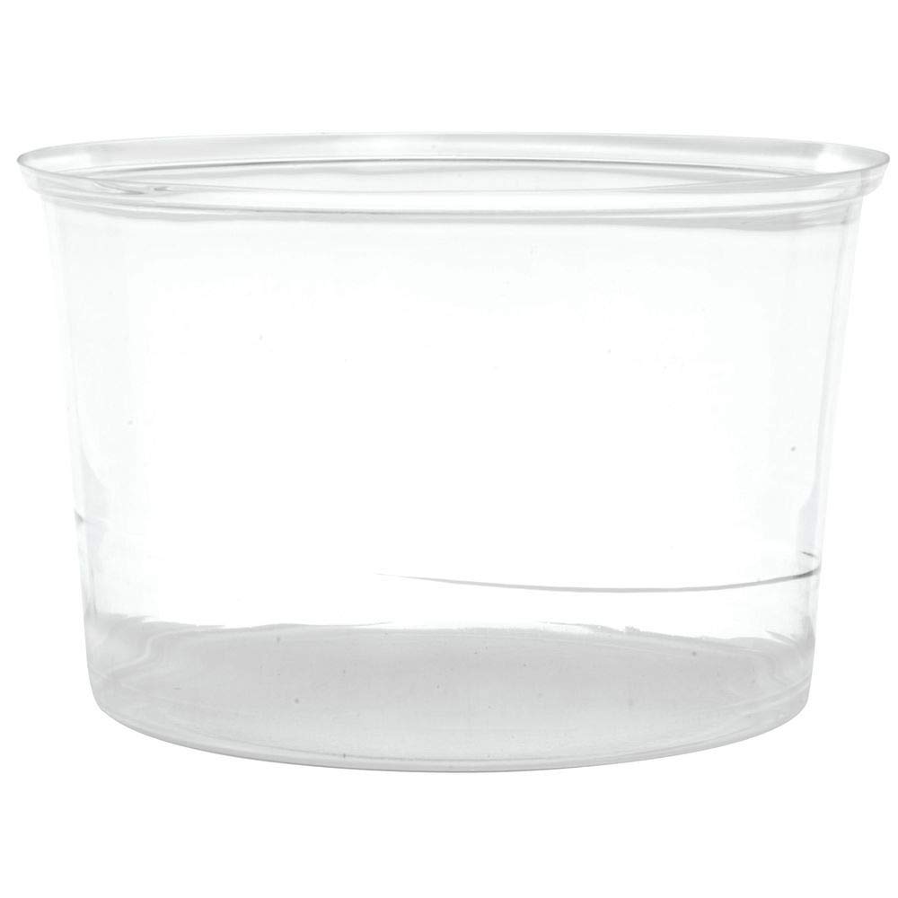 HUBERT Beverage Display Tub Liner Clear Plastic - 13"Dia x 8 1/2"D