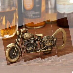 Koenval Gifts for Men, Motorcycle Bottle Opener Birthday Gifts Vintage Cool Beer Gift Unique Christmas Fathers Day Valentines Anniversary Presents for Him Dad Husband Boyfriend Grandpa