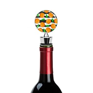 Peaches Wine Bottle Stoppers Reusable Plug Wine Saver Corks for Beverage Holiday Party Kitchen Decorative