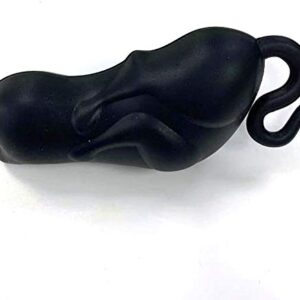 Unido Box Food Safe Silicone Black Kitty Cat Butt Wine Bottle Stopper