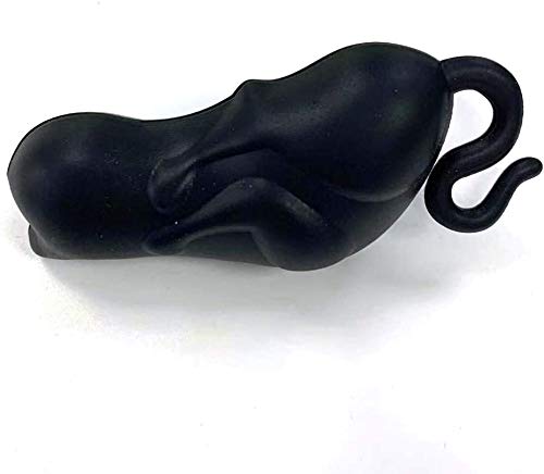 Unido Box Food Safe Silicone Black Kitty Cat Butt Wine Bottle Stopper