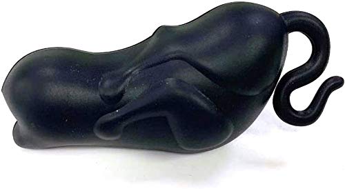 Unido Box Food Safe Silicone Black Kitty Cat Butt Wine Bottle Stopper