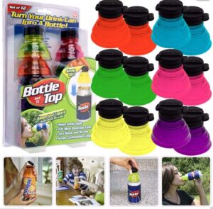 sd life original bottle top soda can tops caps toppers lids 12 pack