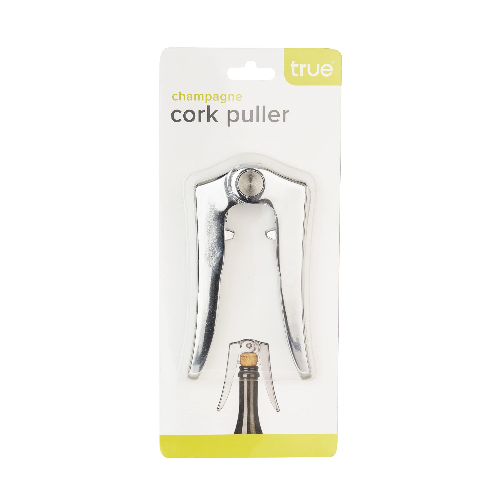 True Burst Cork Remover Champagne Openers, Metallic