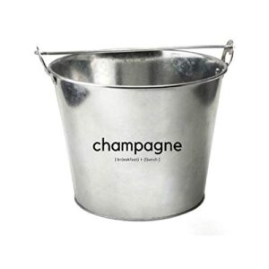 tipsy umbrella champagne bucket (5qt) mimosa bar ice bucket