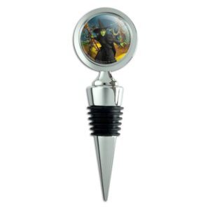 wizard of oz wicked witch character wine bottle stopper