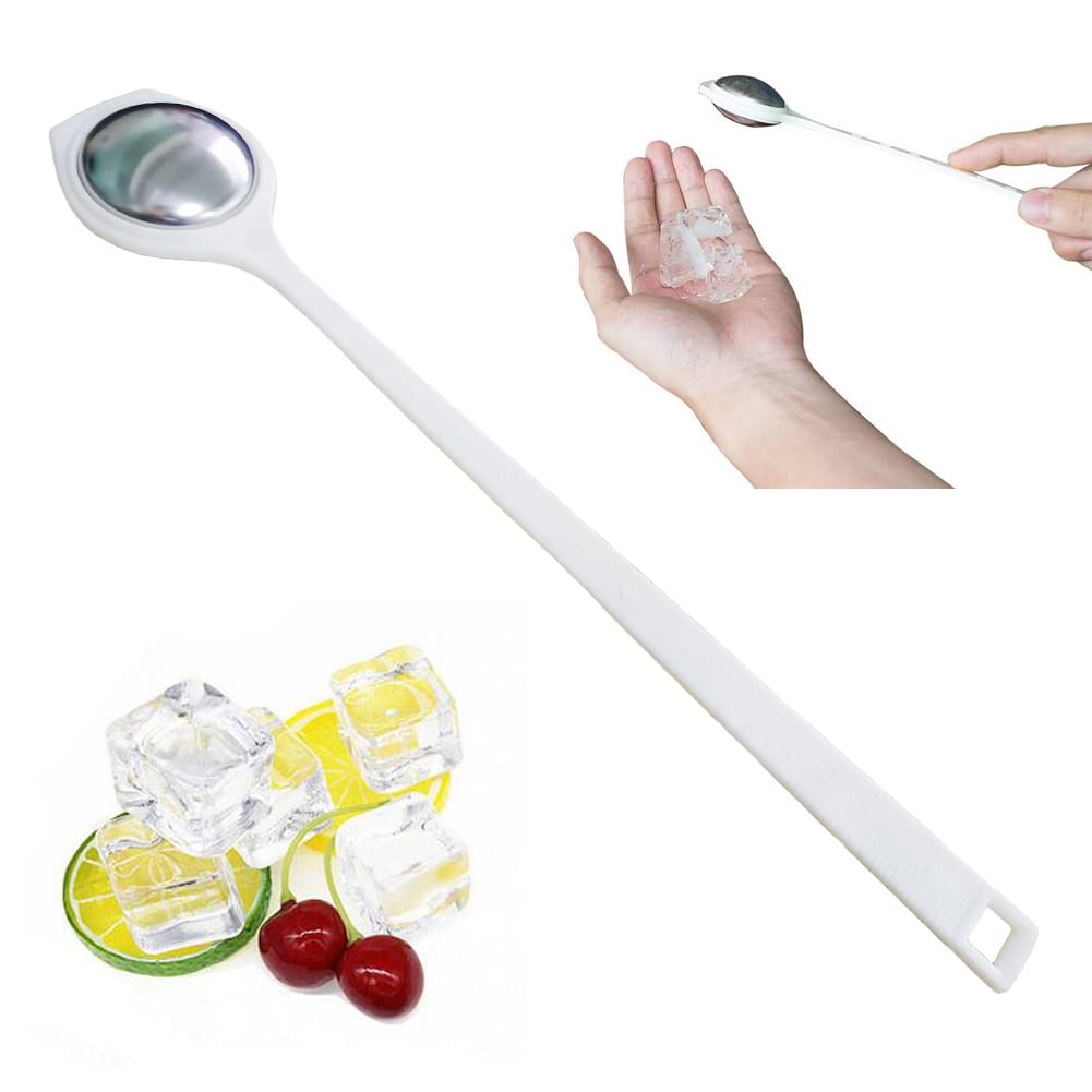 Yueya 2 Pcs Ice Cracker Ice Hammer Ice Mallet Tool Ice Tapper Ice Mallet Crusher for Cocktails, Crushed Ice, Drinks, Party, Kitchen (White)