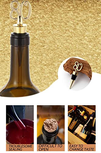 BGMAXimum Set of 1 Wine Bottle Stoppers Anniversary, Reusable Wine Stopper Saver, Multistage rubber Sealer, Wine Corks Plug Top Decoration for wine lover wedding birthday party, Gift box