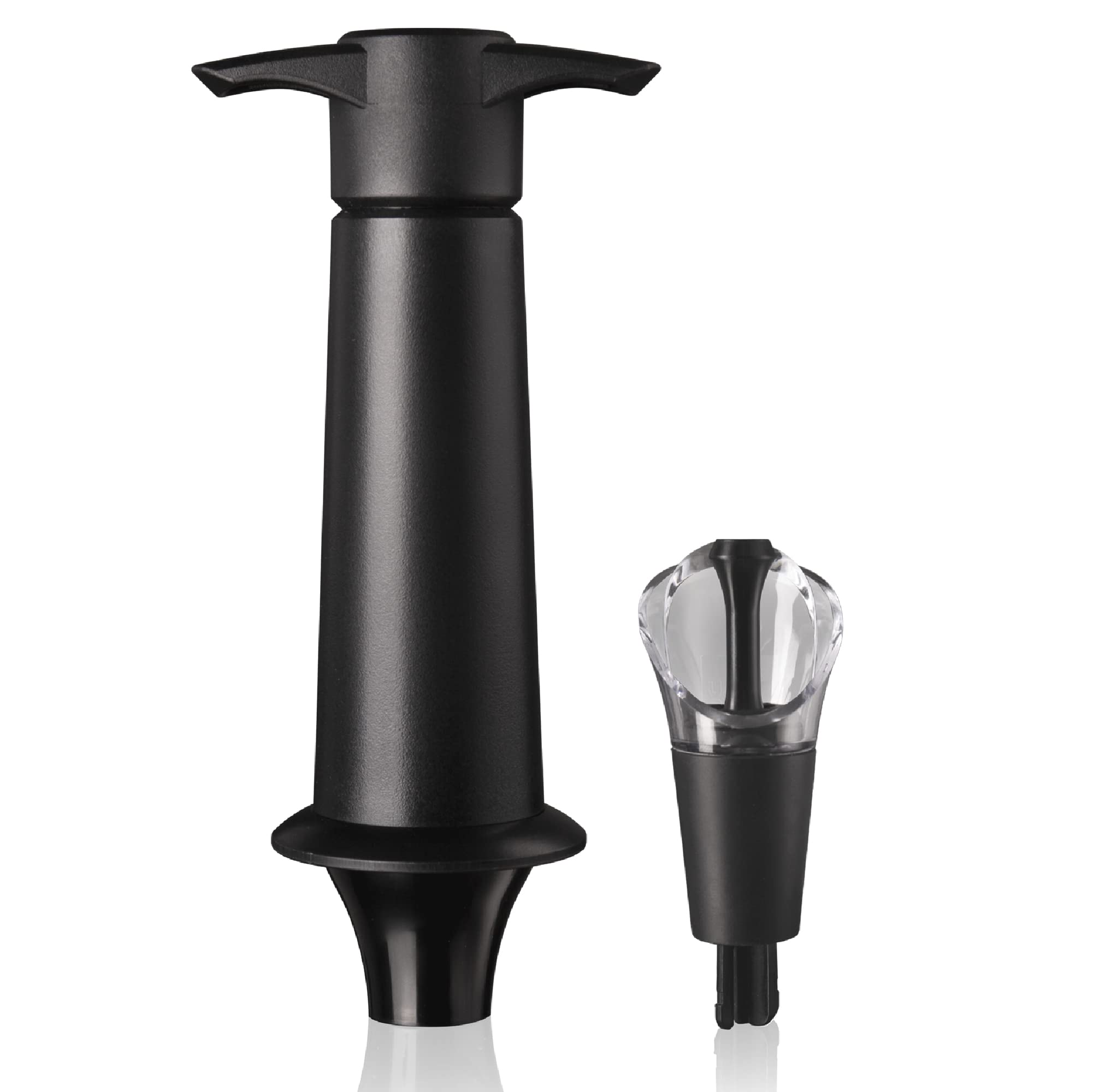 Vacu Vin Wine Saver, standard, Black with server