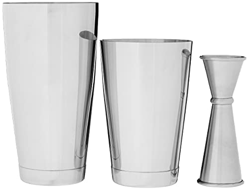 Barfly M37103 Deluxe II Cocktail Set, 20-Piece, Stainless Steel