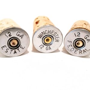 Bottle Stopper Corks Silver tone Bullet Shotgun Shells Party Barware Household Gift