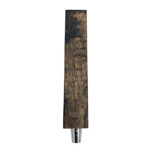 WhiskeyMade Bourbon Barrel Stave Tap Handle - Custom Beer Tap Handles for Breweries, Bars, Restaurants, and Beer Kegs - Wooden Keg Tap Handle for Beer-Lovers and Alcohol Enthusiasts