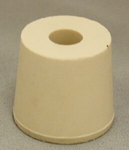#5-1/2 drilled rubber stopper (pack of 5)