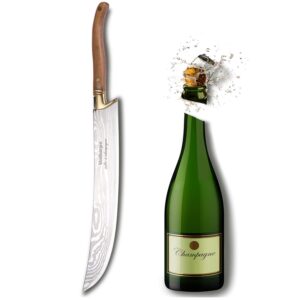 uniharpa wine opener champagne saber with wooden gift box wine saber champagne sword champagne opener
