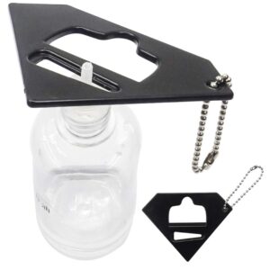 keychain bottle opener for men fashion & zinc alloy bottle cap opener opening tool for 10 120ml electronic vape smoke oil