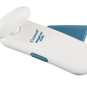 Culinare C10011 MagiCan Auto 2 Can Opener - Manual opener with a patented cutting system and a strong clamp mechanism for single-hand use, in white, 20 x 5 x 15 cm