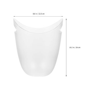 1pc Ice Bucket Large Bucket Small Bucket Food Containers Beverage Tub Wine Cooler Bucket Cooler Bucket Beverage Cooler Bucket Wine Chiller Bucket Acrylic Keg Frosted