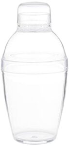 fineline settings quenchers clear 7 oz. cocktail shaker 24 pieces