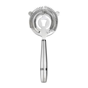 houdini strainer cocktail accessory, 8 inches, stainless steel