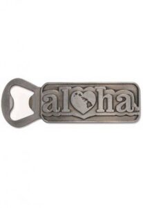 heart of hawaii - aloha bottle opener with magnet
