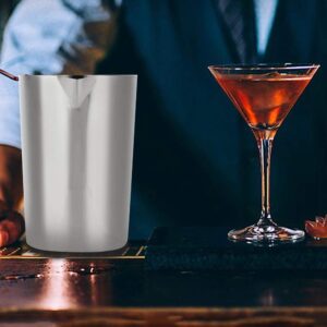 Stainless Steel Cocktail Mixing Cup, Practical Cocktail Mixing Jar, for Barman Tools for Barman Accessories