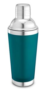 epic products 9.75-inch double-wall shaker, 16-ounce, frosted aqua