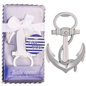 24 pcs anchor bottle opener wedding favor party favor for guests，nautical theme anchor bottle openers for wedding,baby shower,bridal shower or birthday party/decorations/gifts/favors/souvenirs