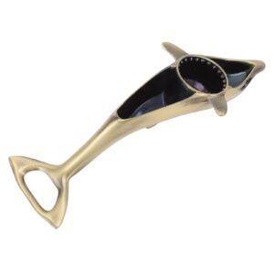 Bottle Opener Dolphin Shape Saving Cute Appearance Metal Beer Opener for Household Parties Restaurants Dolphins Bottle Opener Effort Beer Corkscrew Soda Bottle Opener