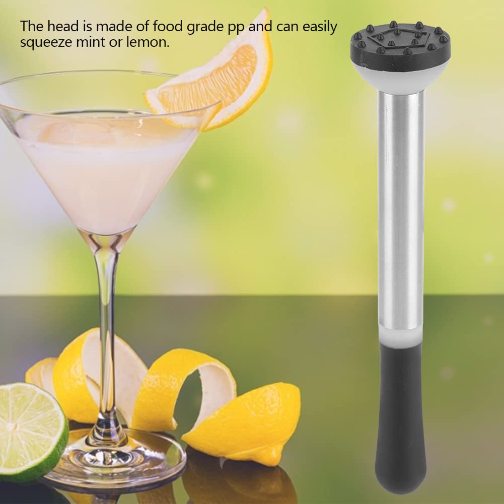 Mojito Muddler, Drink Muddler 8.3inch Lightweight for Bars Restaur, Hotels and Homes for Making Cocktails Drinks Juice