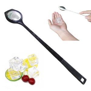 yueya 2 pcs ice cracker ice hammer ice mallet tool ice tapper ice mallet crusher for cocktails, crushed ice, drinks, party, kitchen (black)
