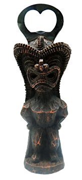 Ancient Hawaiian Lucky Tiki Bottle Opener