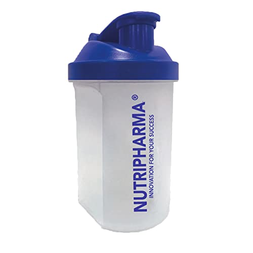 NUTRIPHARMA Quick Slim Nutritional Protein Shaker Bottles 17 oz Mixing Cups BPA Free Mix & Drink Shakes Smoothies Water