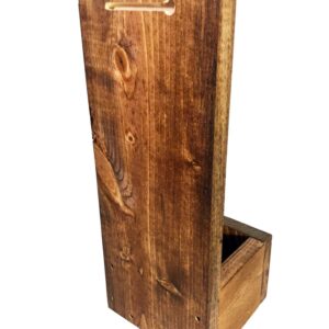 Go Ahead Take Your Top Off Drop Box Bottle Opener with Cap Catcher Solid Wood- Wall Mount or Freestanding - Groomsmen, Wedding and Anniversary gift