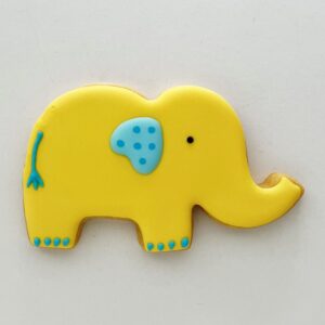 Cute Elephant Cookie Cutter, 4.25" Made in USA by Ann Clark