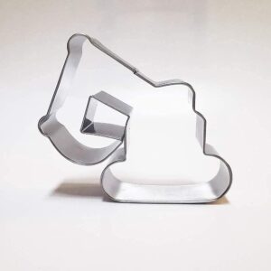 Construction Cookie Cutter Set-3 Inches-9 Piece- Excavator Digger Bulldozer Dump Truck Hammer Wrench Construction Tools Cutters Molds for Kids Construction Themed Party