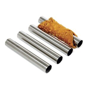 Norpro, Set of 4 Stainless Steel Cannoli Forms, 5.75in/14.5cm