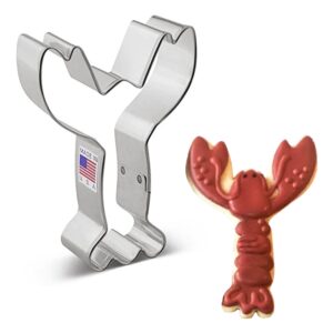 lobster/crawfish cookie cutter, 4" made in usa by ann clark