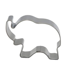 4 PCS Set Cute Elephant Shaped Stainless Steel Cake Fondant Cookie Mold Cutters