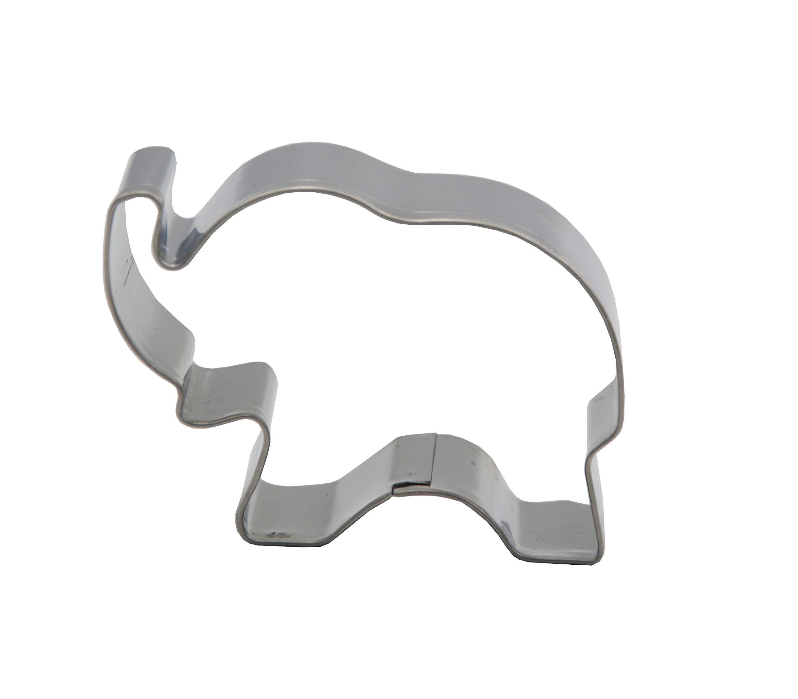 4 PCS Set Cute Elephant Shaped Stainless Steel Cake Fondant Cookie Mold Cutters