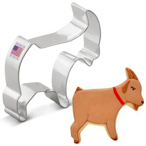 goat cookie cutter 3.5" made in usa by ann clark