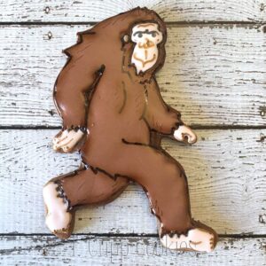 Bigfoot Sasquatch Cookie Cutters 2-Pc. Set Made in USA by Ann Clark, Bigfoot, Foot