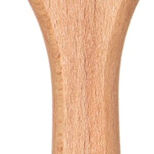 SPARTA 4037200 Boarhair Pastry Brush, Basting Brush With Angled Brushhead, 1 Inches, Brown