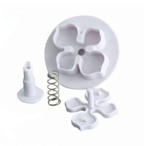 KALAIEN 3pcs Hydrangea Flower Fondant Cake Decorating Sugarcraft Cake Plunger Cutters Mould