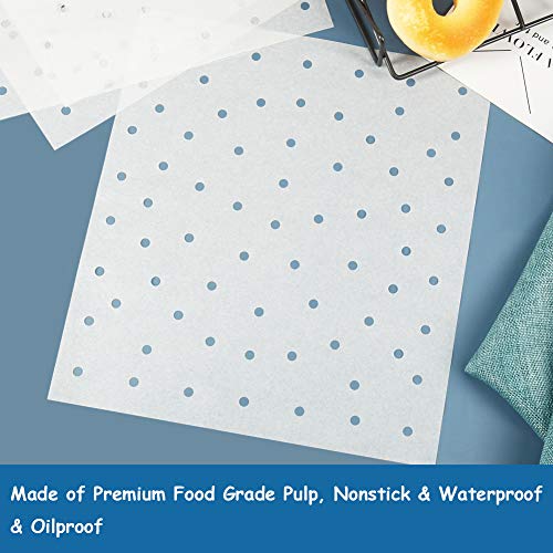 BYKITCHEN Air Fryer Oven Liners, 11x12 inches, Nonstick Air Fryer Parchment Paper for Ninja Foodi Air Fryer Toaster Ovens, XL Air Fryer, Dehydrator, Steaming Basket and More (Set of 100)