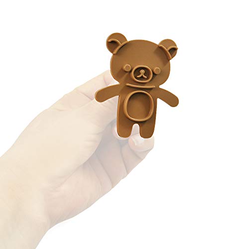 Kai Corporation DN0200 Cookie Cutter, Rilakkuma Stamp, Makes Facial Expressions, Made in Japan