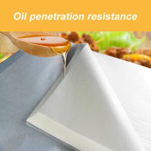 Heating Press Paper Pre-Cut Parchment Paper Slick Silicone Coating on Double Sides 100 Sheet (8X12)