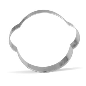 3.7 inch monkey face cookie cutter - stainless steel