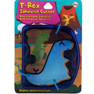 Bright Concepts T-Rex Dinosaur Sandwich Cutter, Plastic Cutting Tool For Sandwiches, Fun Sandwich Cutter For Kids Sandwiches, Easy To Use Sandwich Cutter